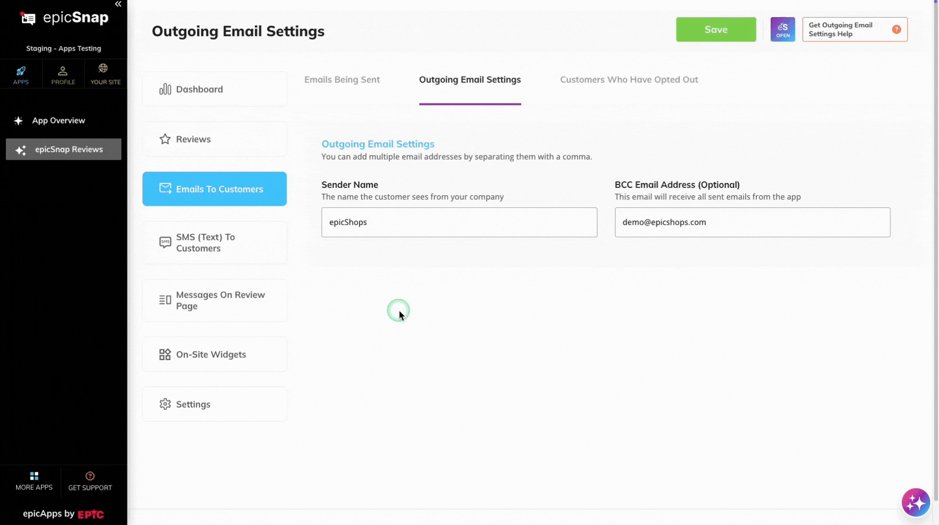 Setup page showing the Manual and Autopilot review request options.